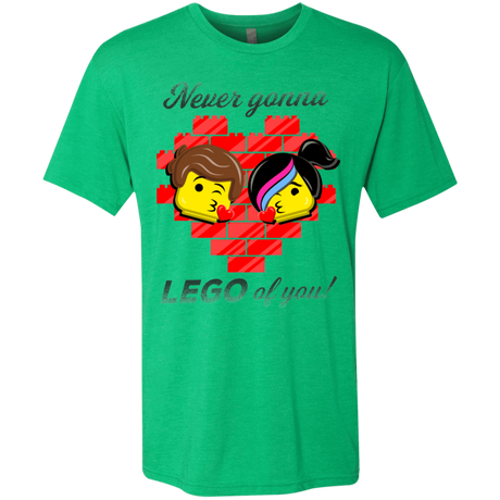 T-Shirts Envy / S Never LEGO of You Men's Triblend T-Shirt