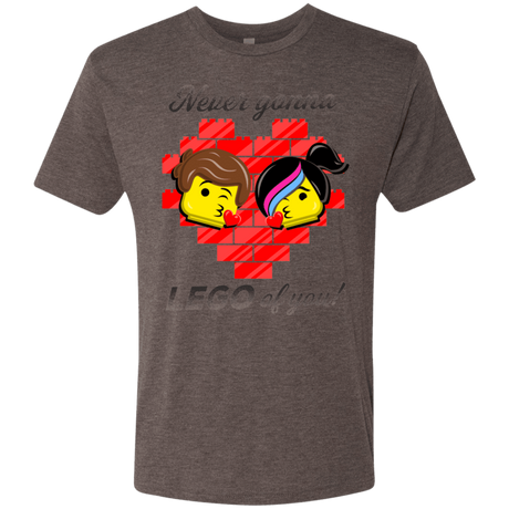T-Shirts Macchiato / S Never LEGO of You Men's Triblend T-Shirt