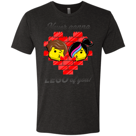 T-Shirts Vintage Black / S Never LEGO of You Men's Triblend T-Shirt