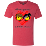 T-Shirts Vintage Red / S Never LEGO of You Men's Triblend T-Shirt