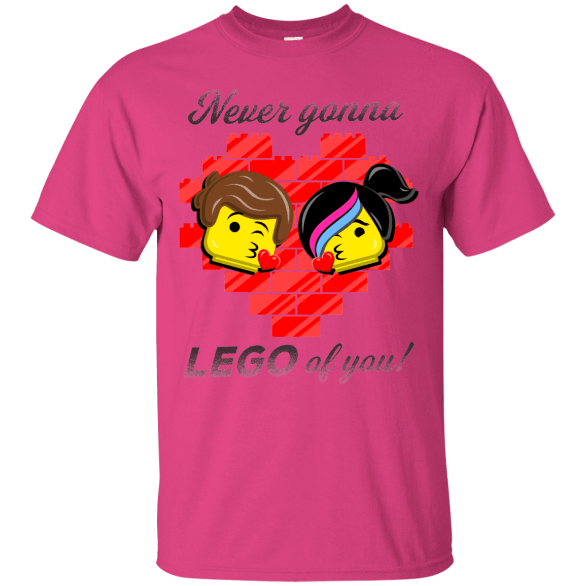 T-Shirts Heliconia / S Never LEGO of You T-Shirt
