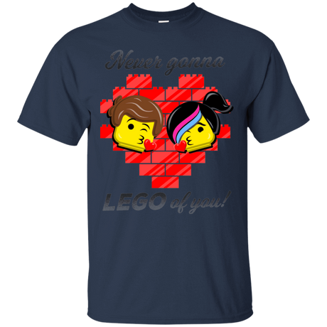 T-Shirts Navy / S Never LEGO of You T-Shirt