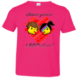 T-Shirts Hot Pink / 2T Never LEGO of You Toddler Premium T-Shirt