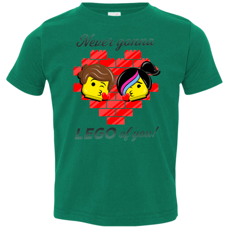 T-Shirts Kelly / 2T Never LEGO of You Toddler Premium T-Shirt