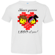 T-Shirts White / 2T Never LEGO of You Toddler Premium T-Shirt