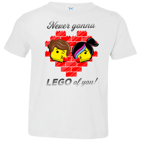 T-Shirts White / 2T Never LEGO of You Toddler Premium T-Shirt