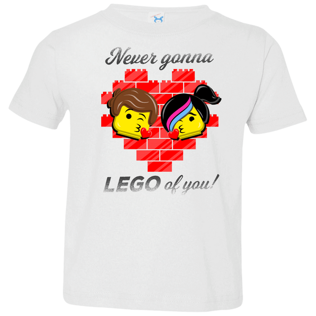 T-Shirts White / 2T Never LEGO of You Toddler Premium T-Shirt