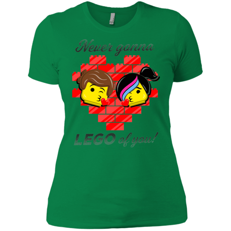 T-Shirts Kelly Green / X-Small Never LEGO of You Women's Premium T-Shirt