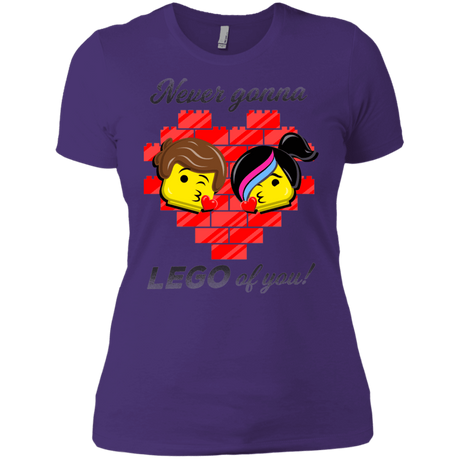 T-Shirts Purple Rush/ / X-Small Never LEGO of You Women's Premium T-Shirt