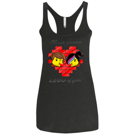 T-Shirts Vintage Black / X-Small Never LEGO of You Women's Triblend Racerback Tank