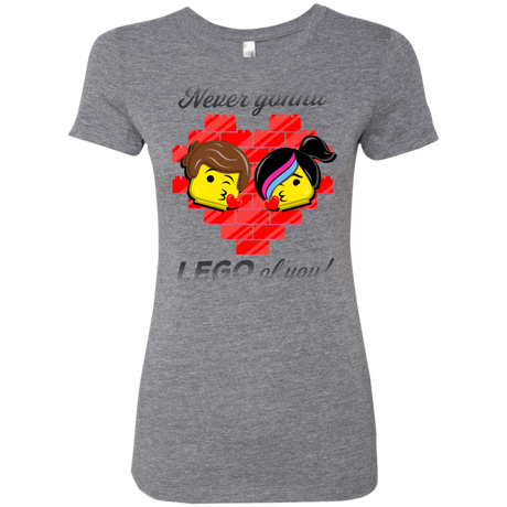 T-Shirts Premium Heather / S Never LEGO of You Women's Triblend T-Shirt