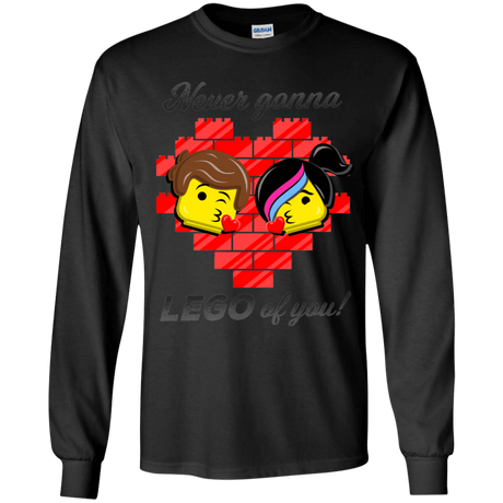 T-Shirts Black / YS Never LEGO of You Youth Long Sleeve T-Shirt