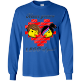 T-Shirts Royal / YS Never LEGO of You Youth Long Sleeve T-Shirt