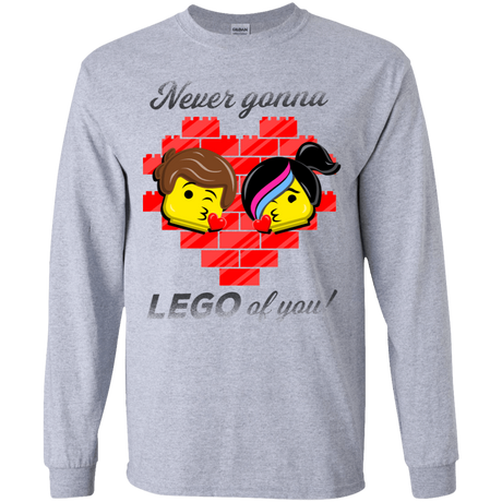 T-Shirts Sport Grey / YS Never LEGO of You Youth Long Sleeve T-Shirt