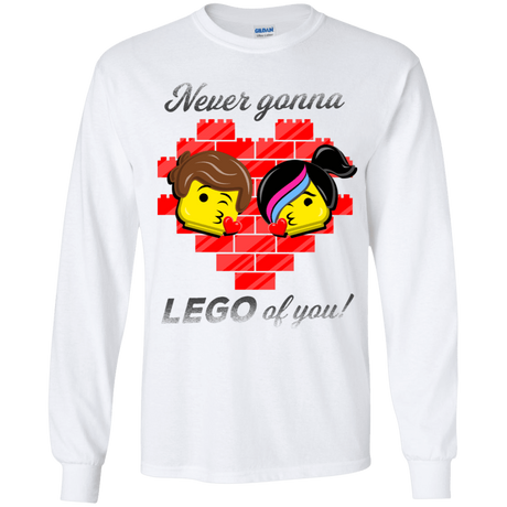 T-Shirts White / YS Never LEGO of You Youth Long Sleeve T-Shirt