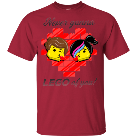 T-Shirts Cardinal / YXS Never LEGO of You Youth T-Shirt