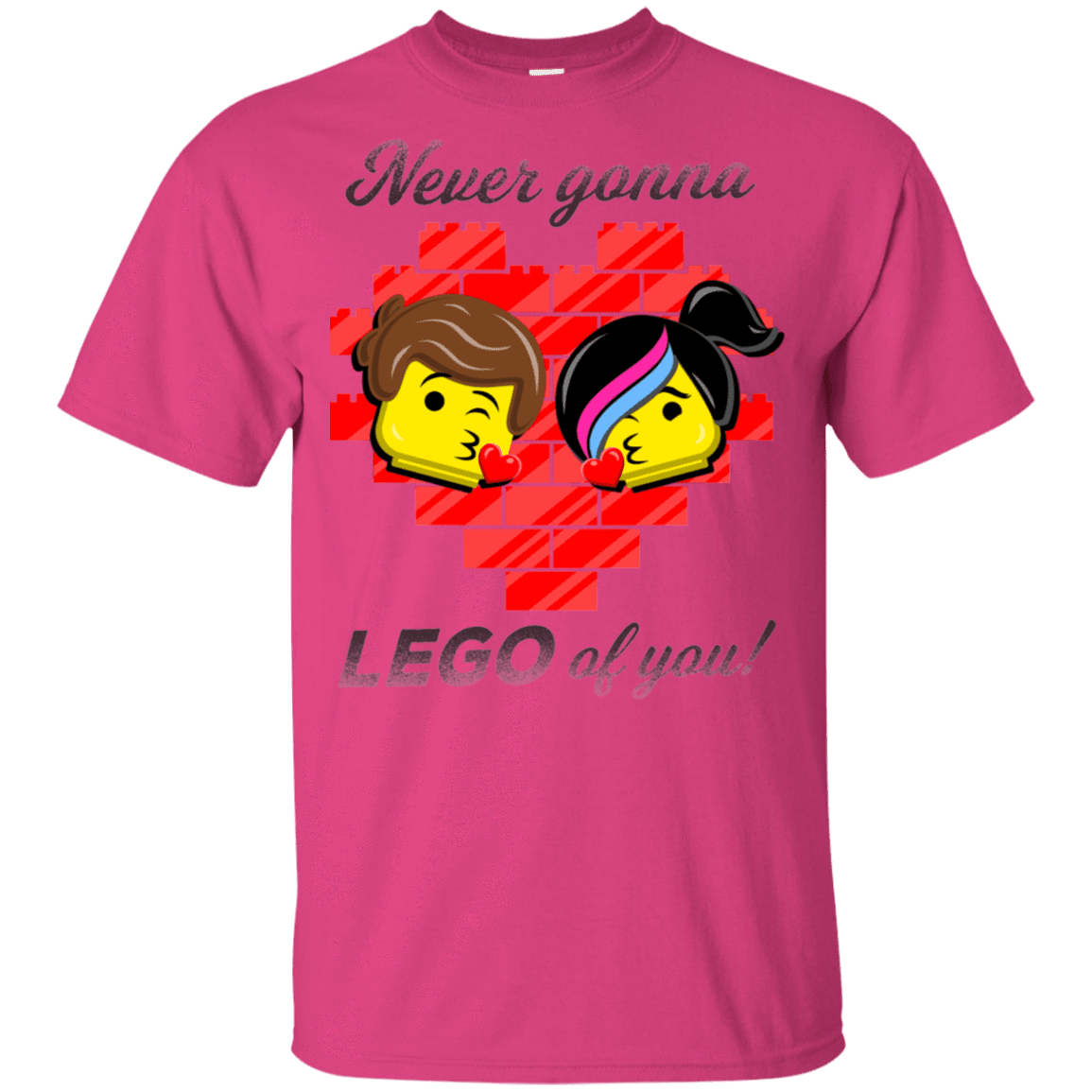 T-Shirts Heliconia / YXS Never LEGO of You Youth T-Shirt