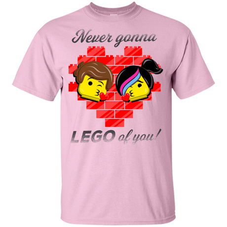 T-Shirts Light Pink / YXS Never LEGO of You Youth T-Shirt