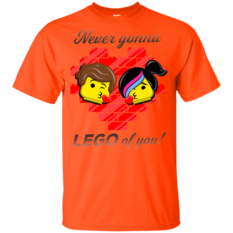 T-Shirts Orange / YXS Never LEGO of You Youth T-Shirt
