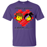 T-Shirts Purple / YXS Never LEGO of You Youth T-Shirt