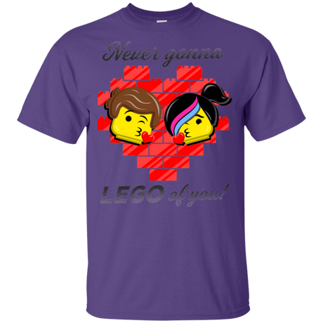 T-Shirts Purple / YXS Never LEGO of You Youth T-Shirt