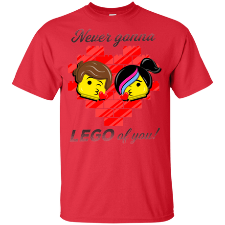 T-Shirts Red / YXS Never LEGO of You Youth T-Shirt