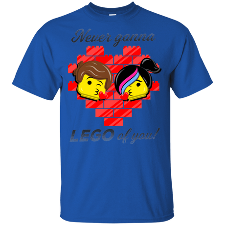 T-Shirts Royal / YXS Never LEGO of You Youth T-Shirt