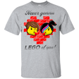 T-Shirts Sport Grey / YXS Never LEGO of You Youth T-Shirt