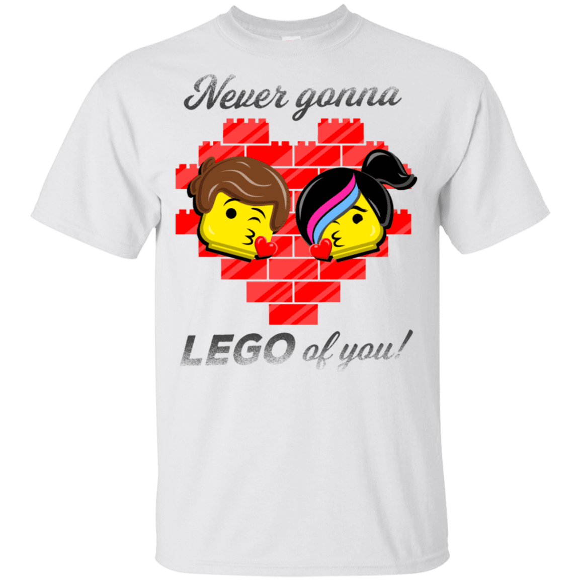 T-Shirts White / YXS Never LEGO of You Youth T-Shirt