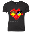 T-Shirts Vintage Black / YXS Never LEGO of You Youth Triblend T-Shirt