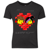 T-Shirts Vintage Black / YXS Never LEGO of You Youth Triblend T-Shirt