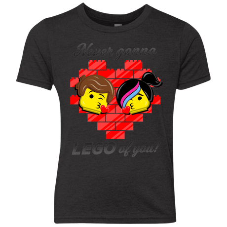 T-Shirts Vintage Black / YXS Never LEGO of You Youth Triblend T-Shirt