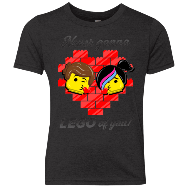 T-Shirts Vintage Black / YXS Never LEGO of You Youth Triblend T-Shirt