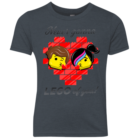 T-Shirts Vintage Navy / YXS Never LEGO of You Youth Triblend T-Shirt
