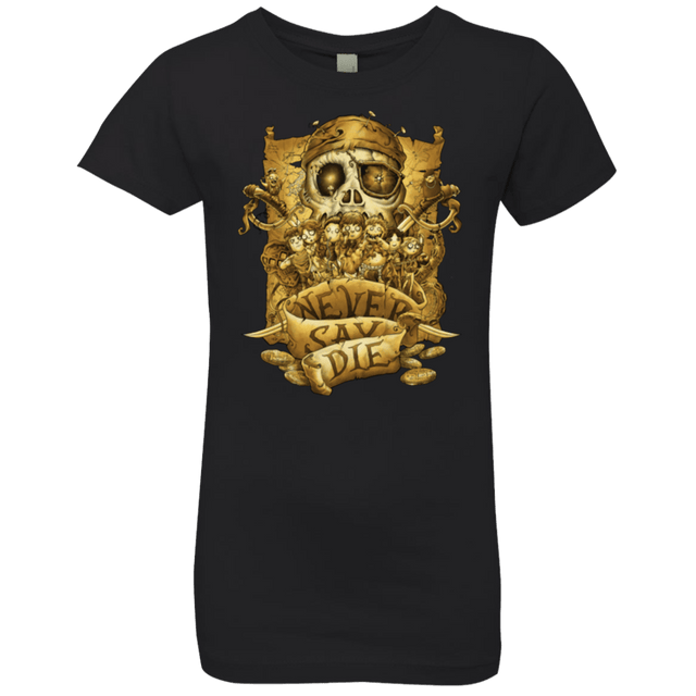 T-Shirts Black / YXS Never Say Die Girls Premium T-Shirt
