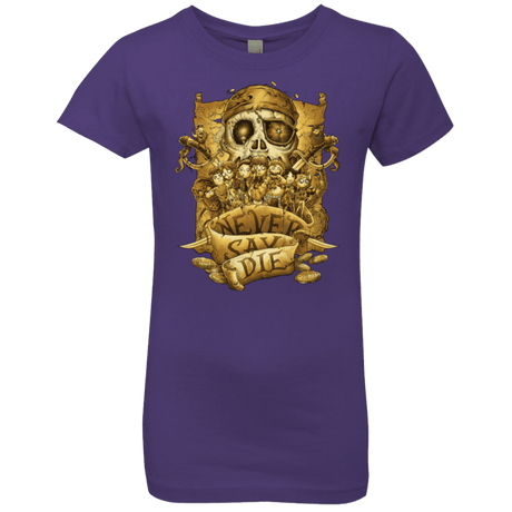 T-Shirts Purple Rush / YXS Never Say Die Girls Premium T-Shirt