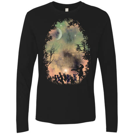 T-Shirts Black / Small never say die! Men's Premium Long Sleeve