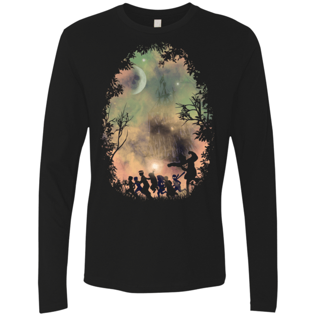 T-Shirts Black / Small never say die! Men's Premium Long Sleeve