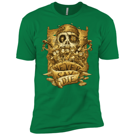 T-Shirts Kelly Green / X-Small Never Say Die Men's Premium T-Shirt