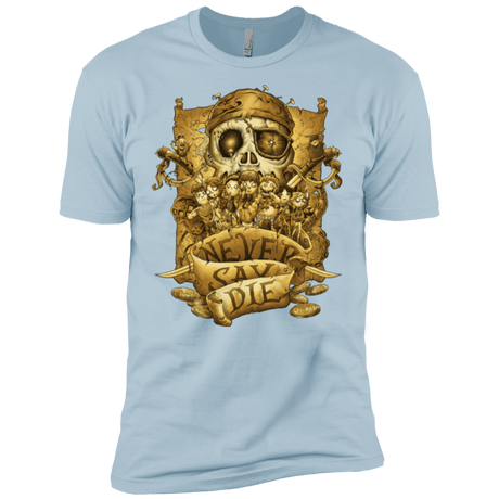 T-Shirts Light Blue / X-Small Never Say Die Men's Premium T-Shirt