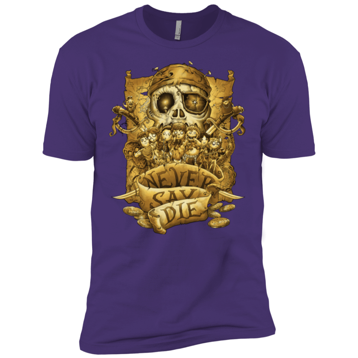 T-Shirts Purple / X-Small Never Say Die Men's Premium T-Shirt