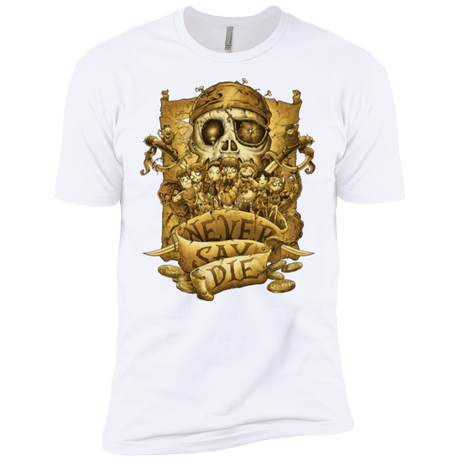 T-Shirts White / X-Small Never Say Die Men's Premium T-Shirt