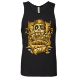T-Shirts Black / Small Never Say Die Men's Premium Tank Top