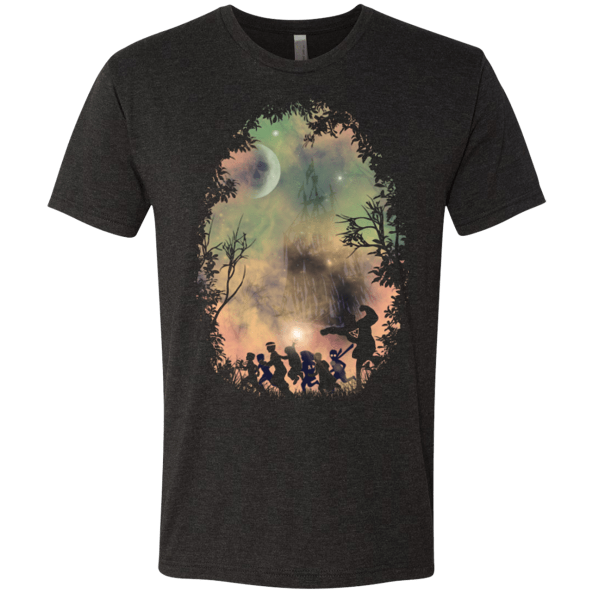 T-Shirts Vintage Black / Small never say die! Men's Triblend T-Shirt