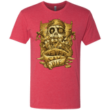 T-Shirts Vintage Red / Small Never Say Die Men's Triblend T-Shirt
