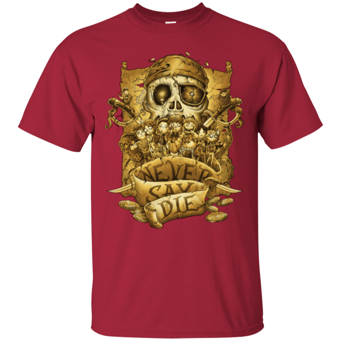 T-Shirts Cardinal / Small Never Say Die T-Shirt