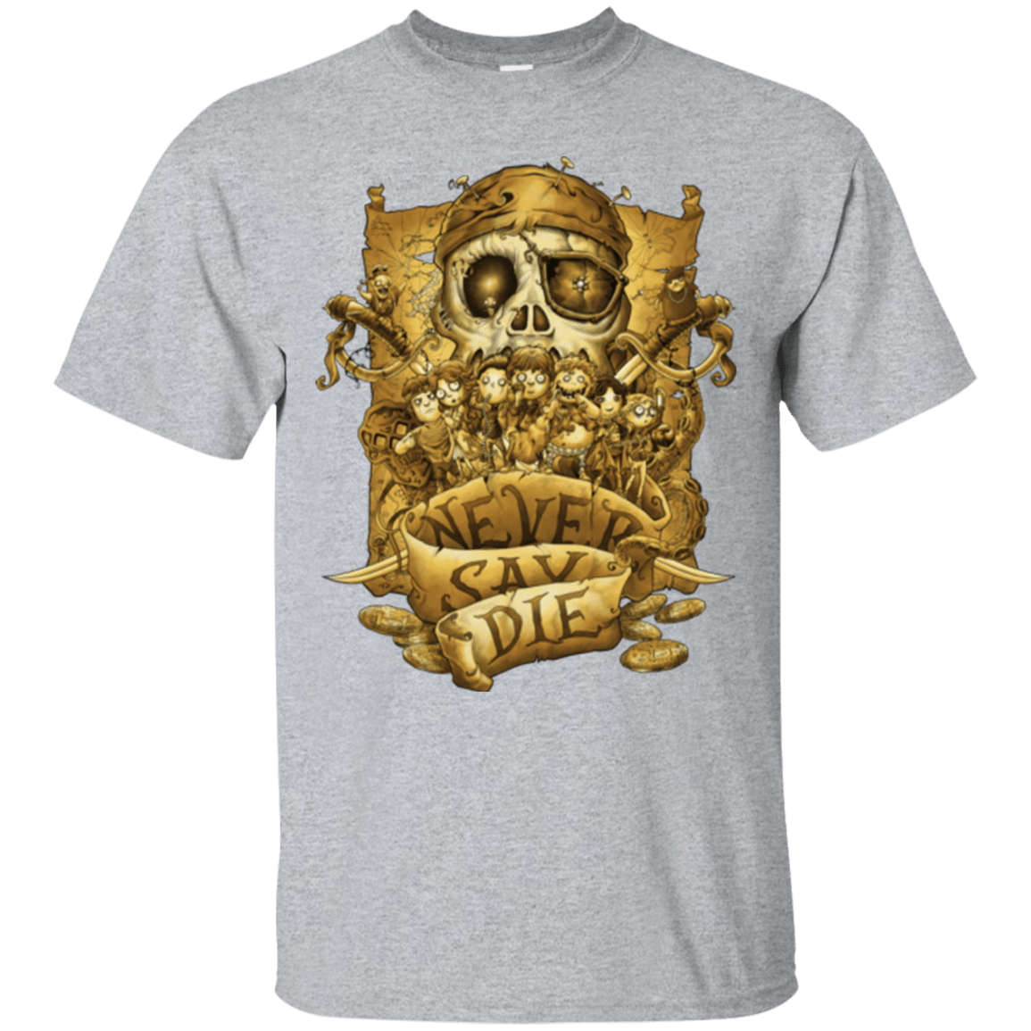T-Shirts Sport Grey / Small Never Say Die T-Shirt