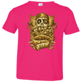 T-Shirts Hot Pink / 2T Never Say Die Toddler Premium T-Shirt