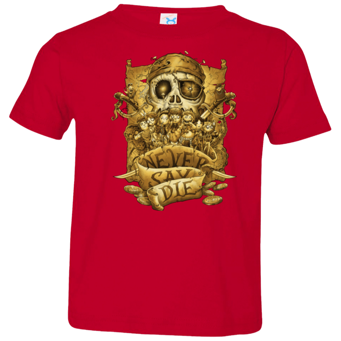 T-Shirts Red / 2T Never Say Die Toddler Premium T-Shirt