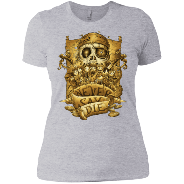 T-Shirts Heather Grey / X-Small Never Say Die Women's Premium T-Shirt